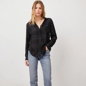 RAILS | Onyx Jet Hunter Button Down Shirt